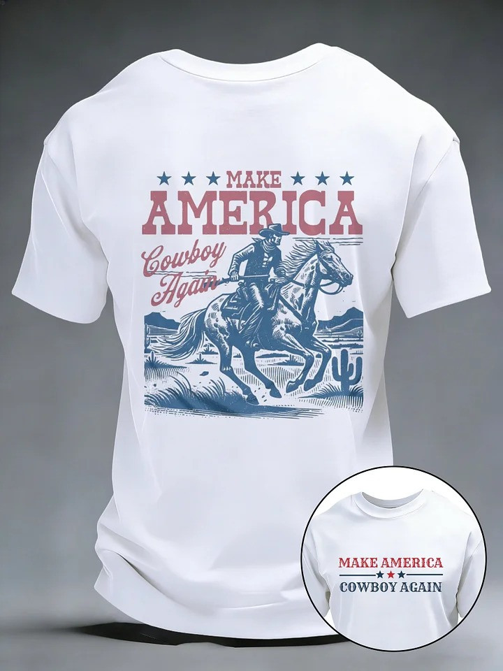 America T Shirt Western Patriotic Cowboy Gift For Houston Texas Fans