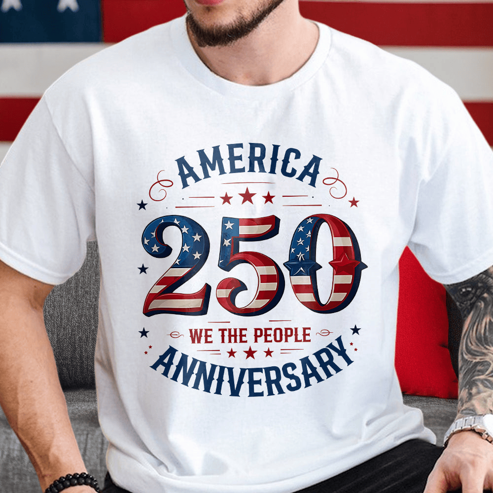 America We The People T-Shirt America 250th Anniversary Shirt Fourth Of July Gifts