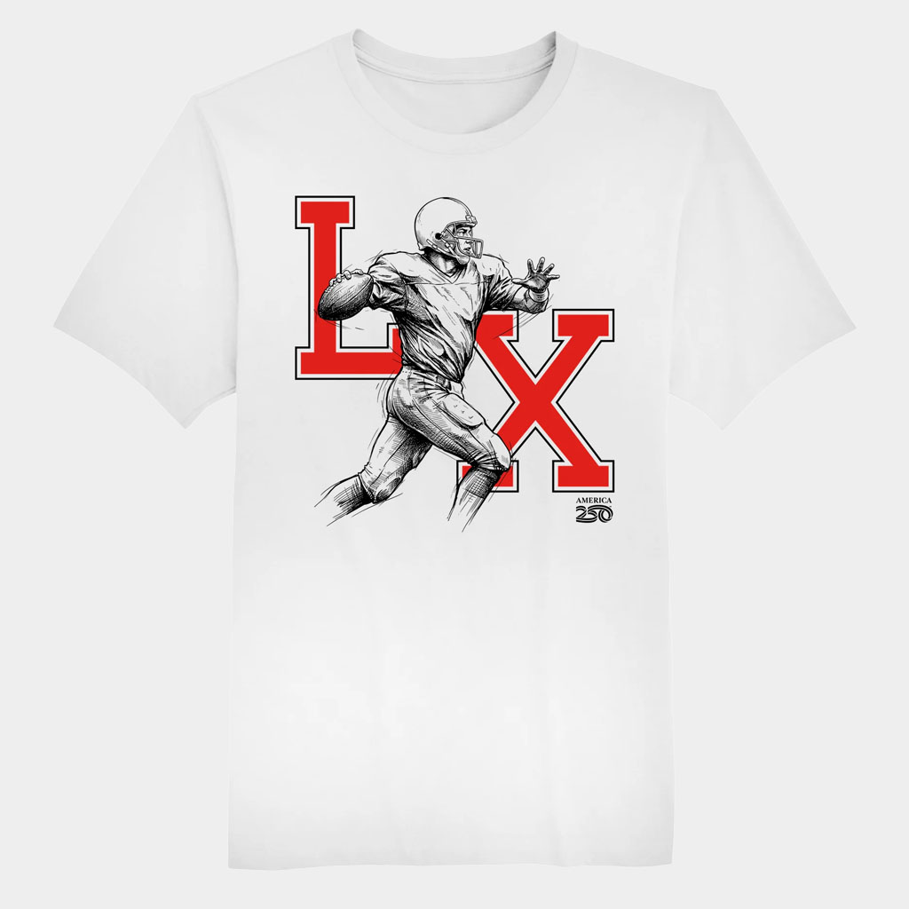 America250 Merch LX Game Day Men's T-Shirt Presents For Football Fans