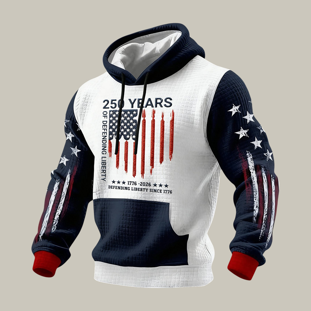 American 250 Years 1776 2026 Hoodie Patriotic Apparel July 4 Outfits