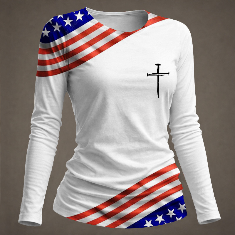 American 250th Anniversary 1776 2026 Faith Long Sleeve Shirt 250th Anniversary Of America Merch