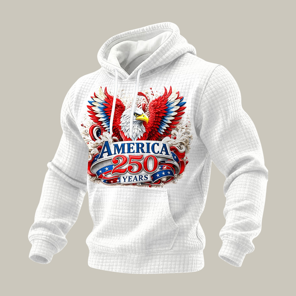 American 250th Anniversary 1776 2026 Hoodie American Eagle Apparel Gift For Husband