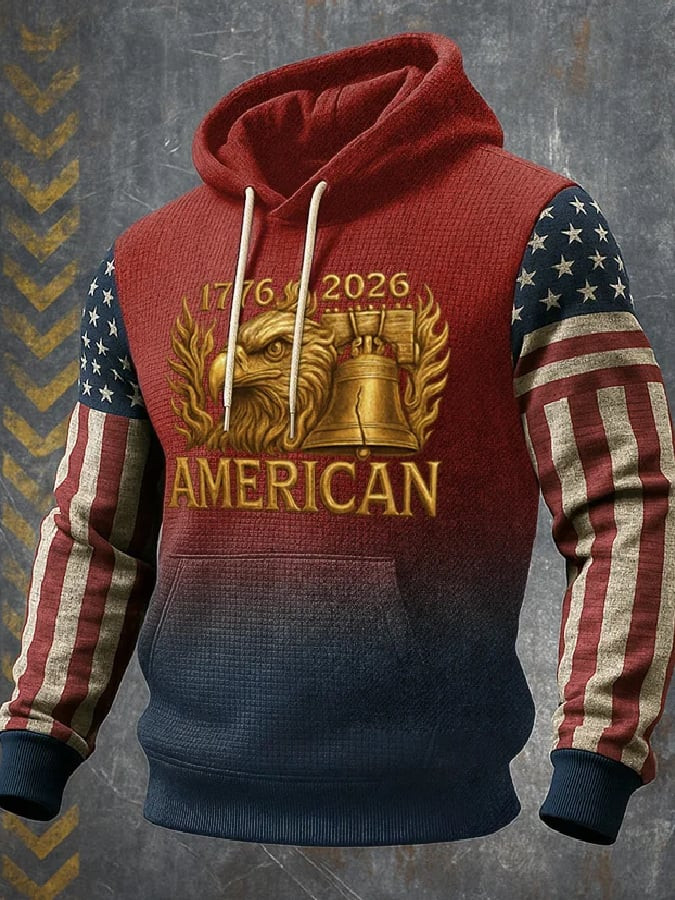 American 250th Anniversary 1776 2026 Hoodie American Flag Hoodie Semiquincentennial Gifts
