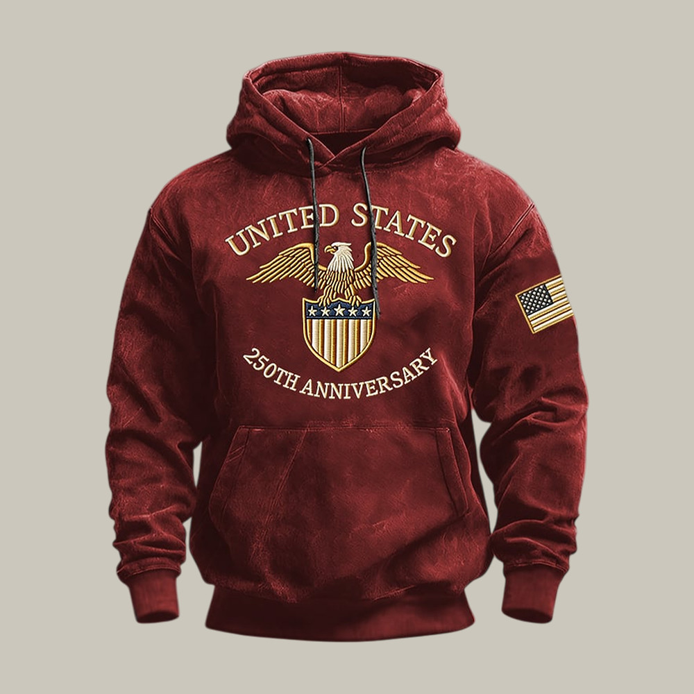 American 250th Anniversary 1776 2026 Hoodie Fourth Of July Hooded Sweatshirt