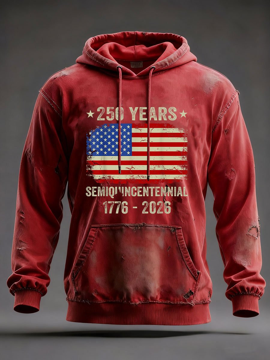 American 250th Anniversary 1776 2026 Hoodie Semiquincentennial Patriotic Hoodie Presents
