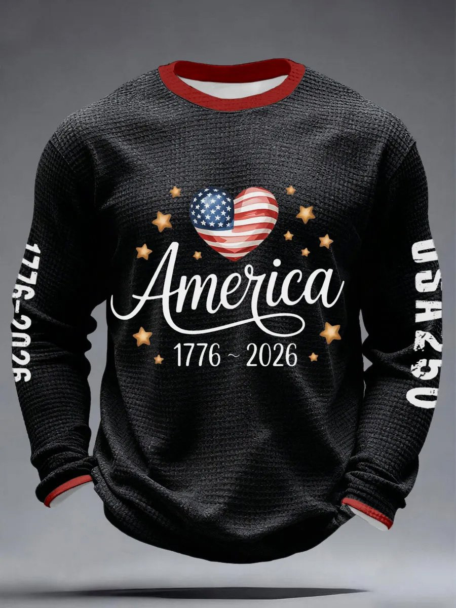 American 250th Anniversary 1776 2026 Long Sleeve Shirt USA 250 Clothing Unique Gift Ideas