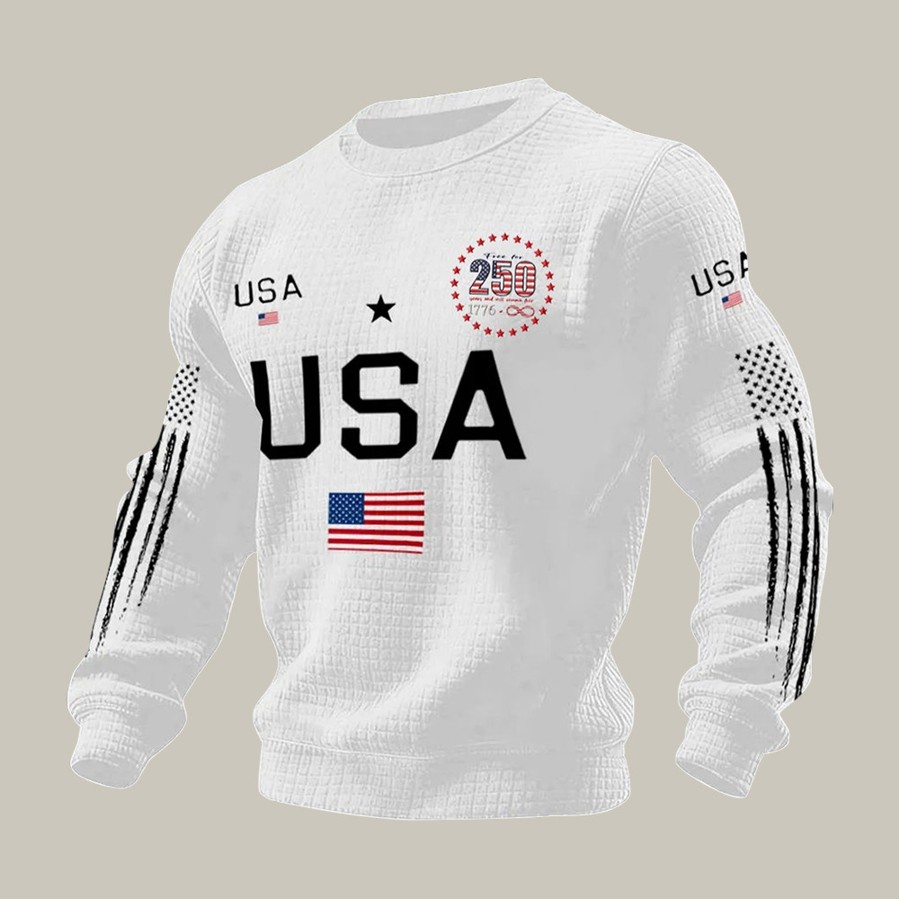 American 250th Anniversary 1776 2026 Sweatshirt Fourth Of July Clothing Patriotic Gift Idea