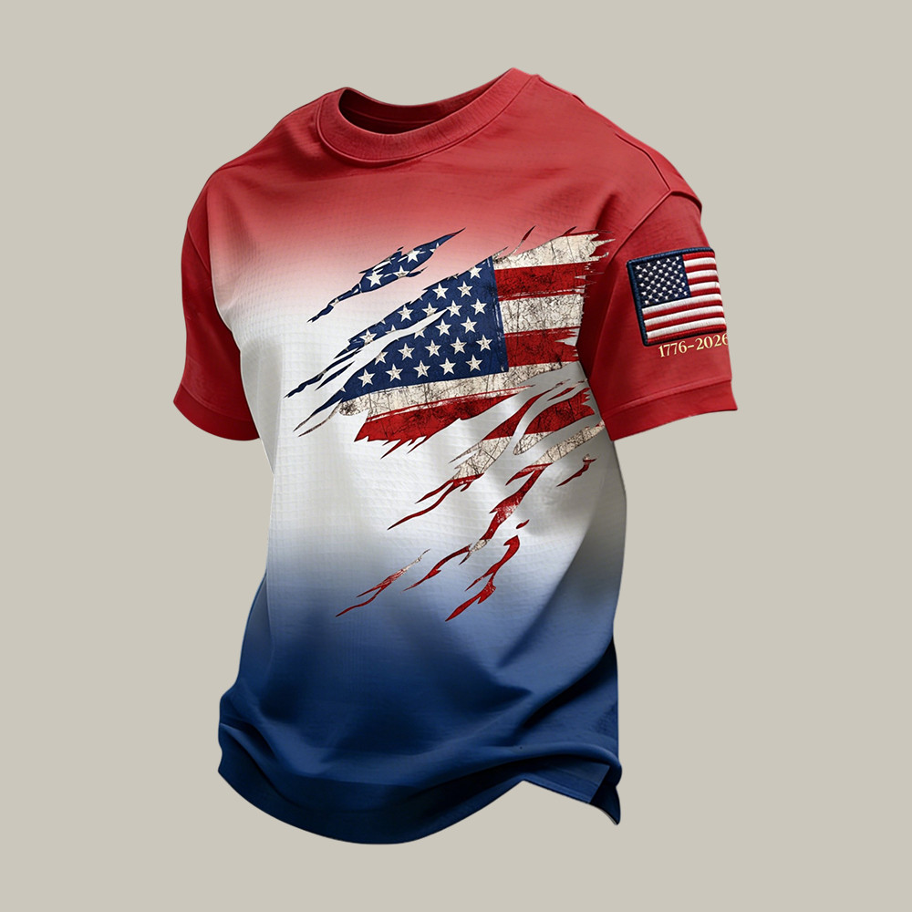 American 250th Anniversary 1776 2026 T-Shirt Independence Day Shirt Patriotic Brother Gift