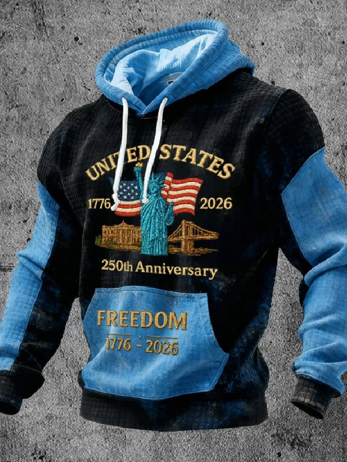 American 250th Anniversary Hoodie 1776 2026 Liberty Statue Apparel Unique Gifts For Men