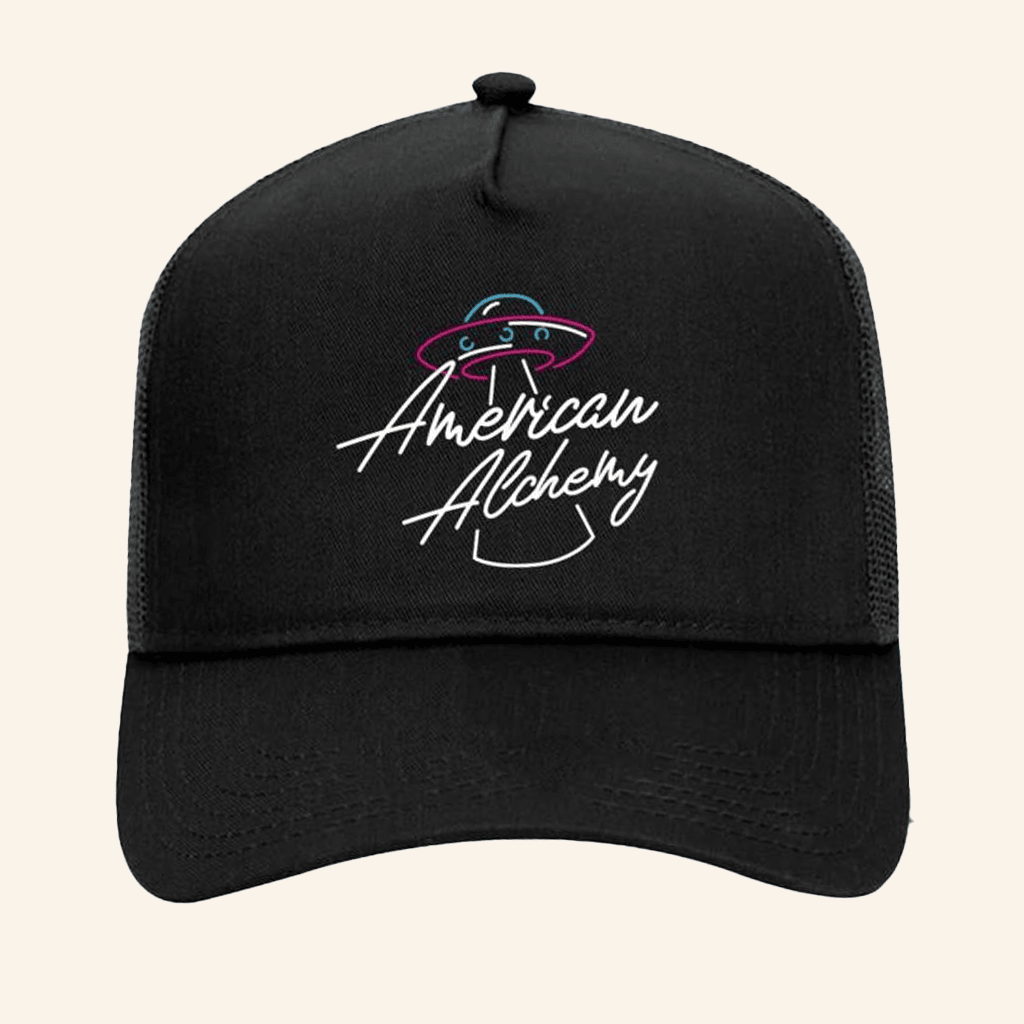 American Alchemy Merch American Alchemy Trucker Black Hat Gift Ideas For Dad American Alchemy Merch American Alchemy Trucker Black Hat Gift Ideas For Dad