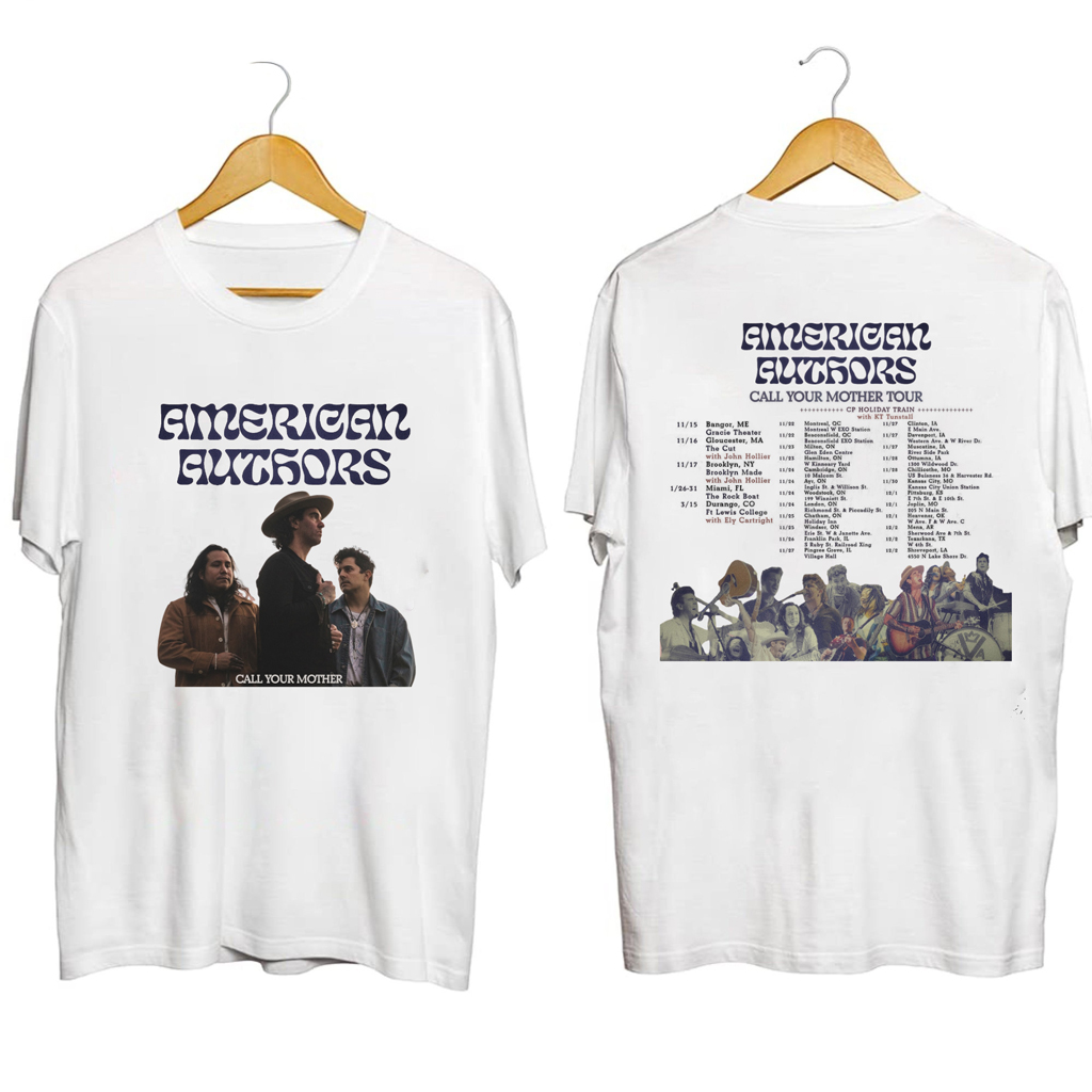 American Authors Tour 2024 Shirt American Authors Merch Gifts For Rock Lovers