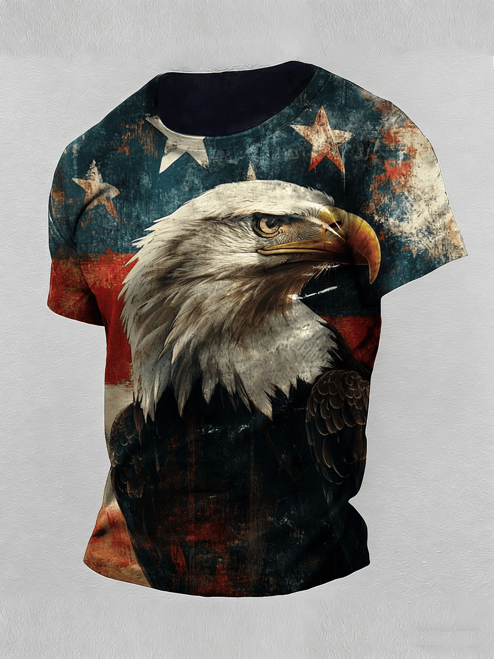 American Bald Eagle T-Shirt Mens Patriotic Clothing Gifts For Independence Day