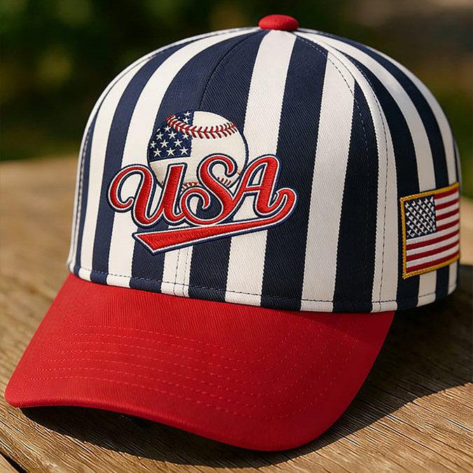 American Baseball 2026 World Baseball Classic Hat USA Baseball Merch Fan Gear
