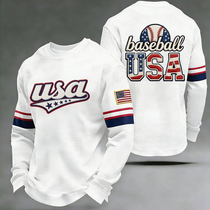 American Baseball Long Sleeve Shirt 2026 World Baseball Classic Apparel Cool Gift For Boyfriend