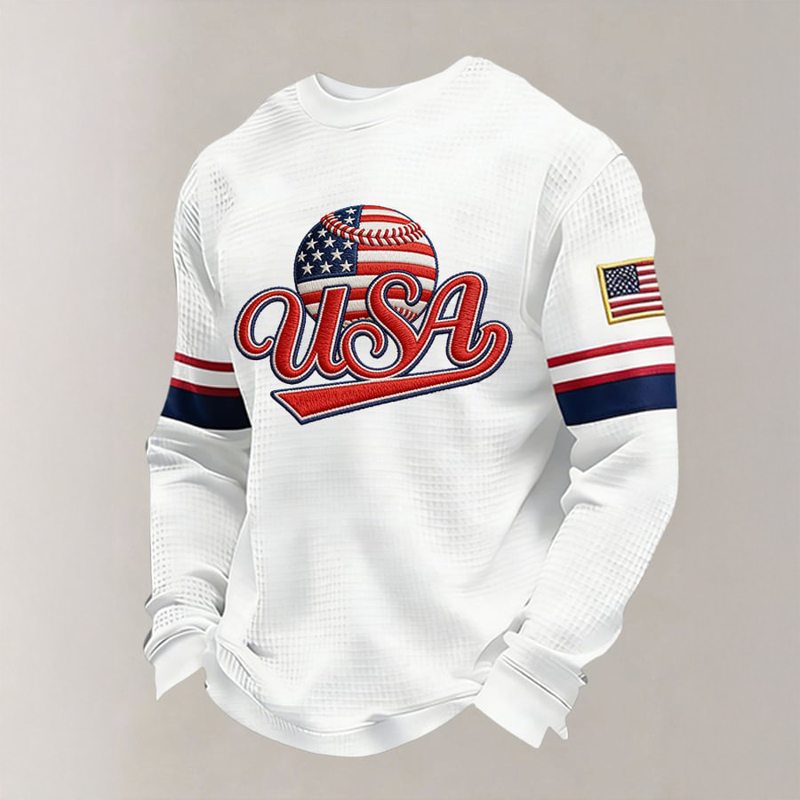 American Baseball Long Sleeve Shirt 2026 World Baseball Classic Apparel Fan Gear