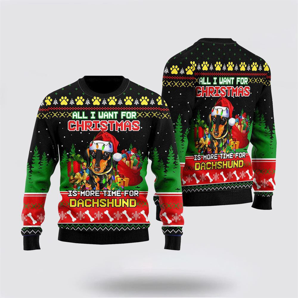 American Bulldog Scratch Ugly Christmas Sweater Christmas Gift For Dog Love