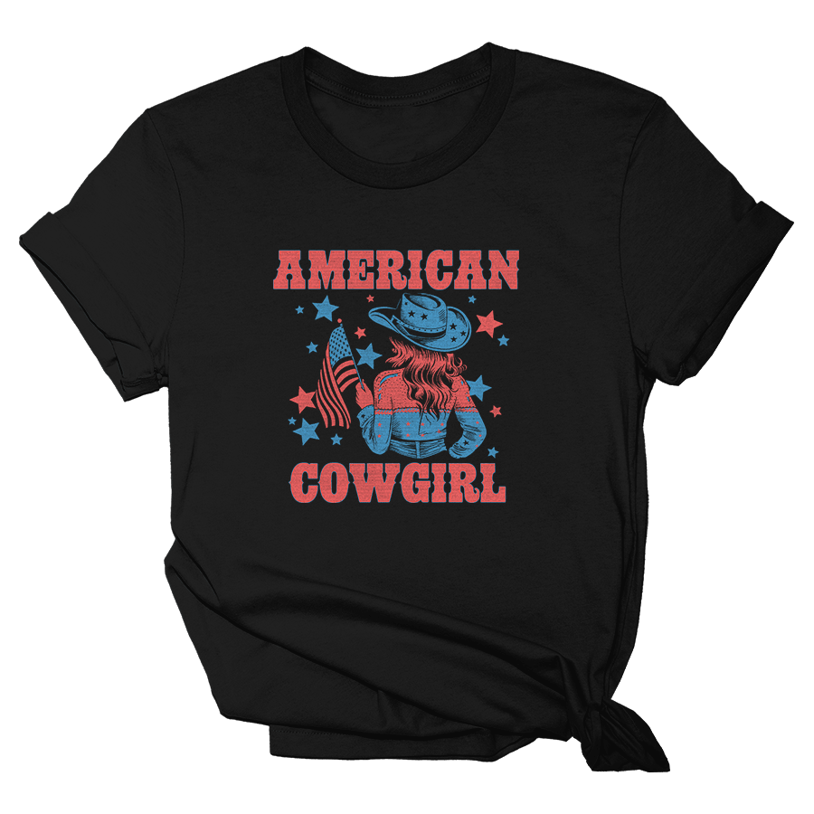 American Cowgirl Shirt Western T-Shirt Mother's Day Gifts For Wife Unique Gift for Southern Men