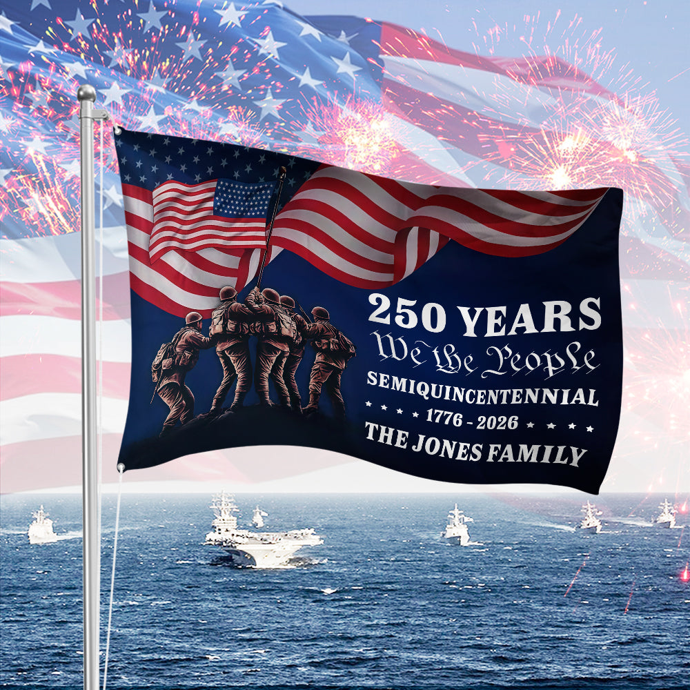 American Flag 250 Years Anniversary United States Semiquincentennial Double-sided Flag America 250 Merchandise Patriotic Gifts For Him
