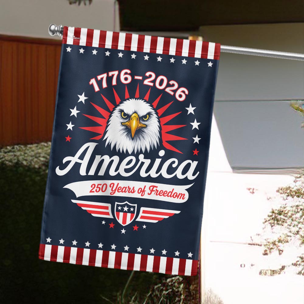 American Flag 250 Years Of America Semiquincentennial Eagle Flag