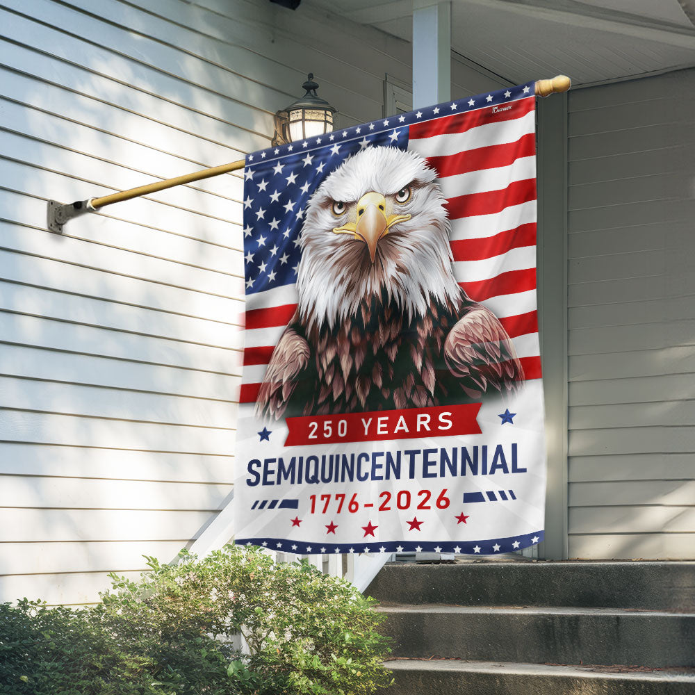 American Flag 250th Anniversary Semiquincentennial Eagle 4th Of July Flag