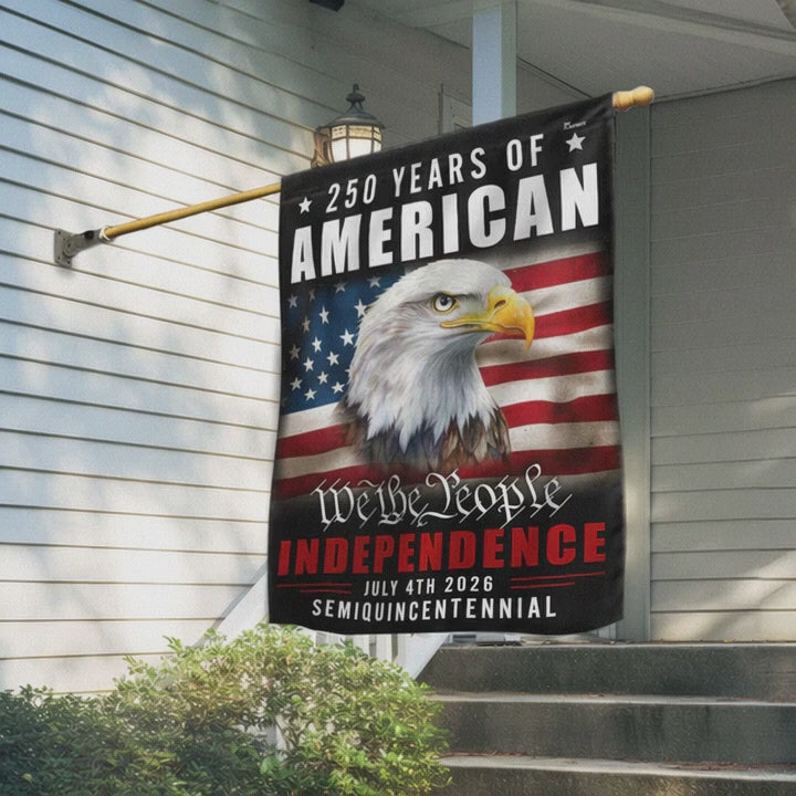 American Flag America 250th Anniversary We The People Eagle Flag