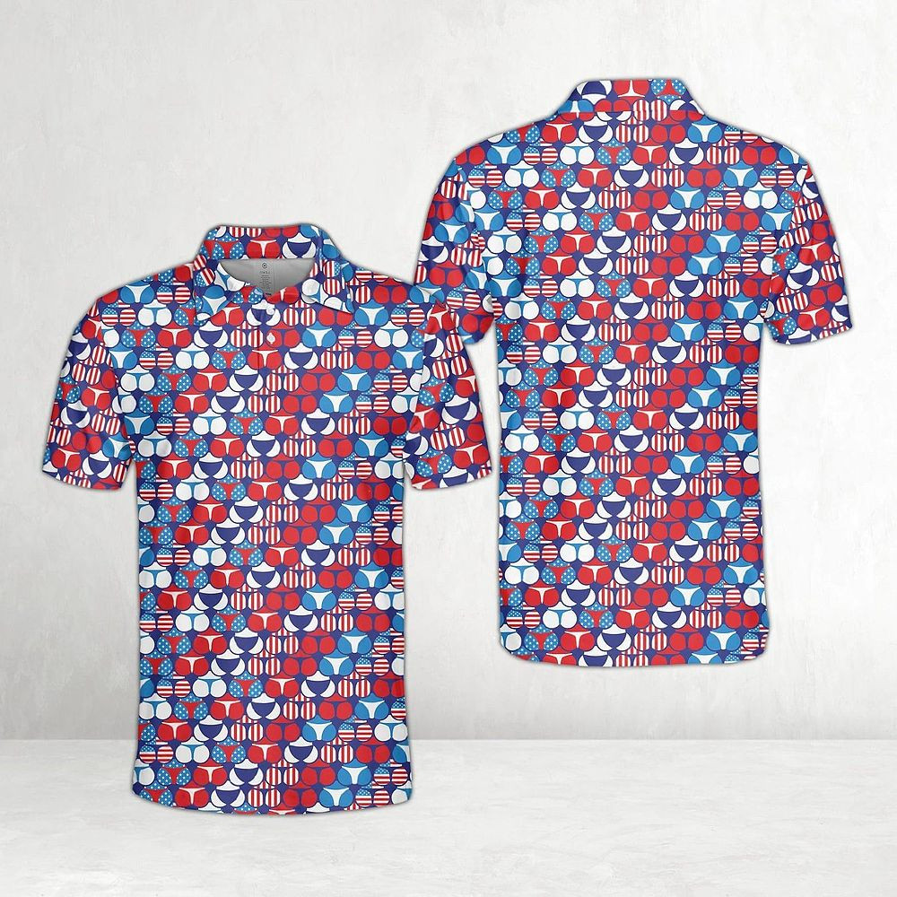 American Flag Butt Polo Shirt Naughty Fourth Of July Men Women Polo Shirt Gifts