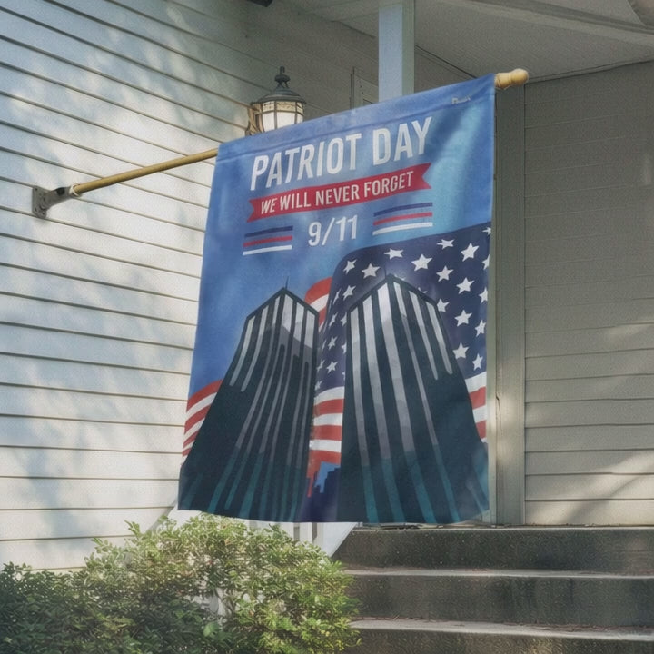 American Flag - Patriot Day 9 11 We Will Never Forget Flag For Indoor Outdoor Decor