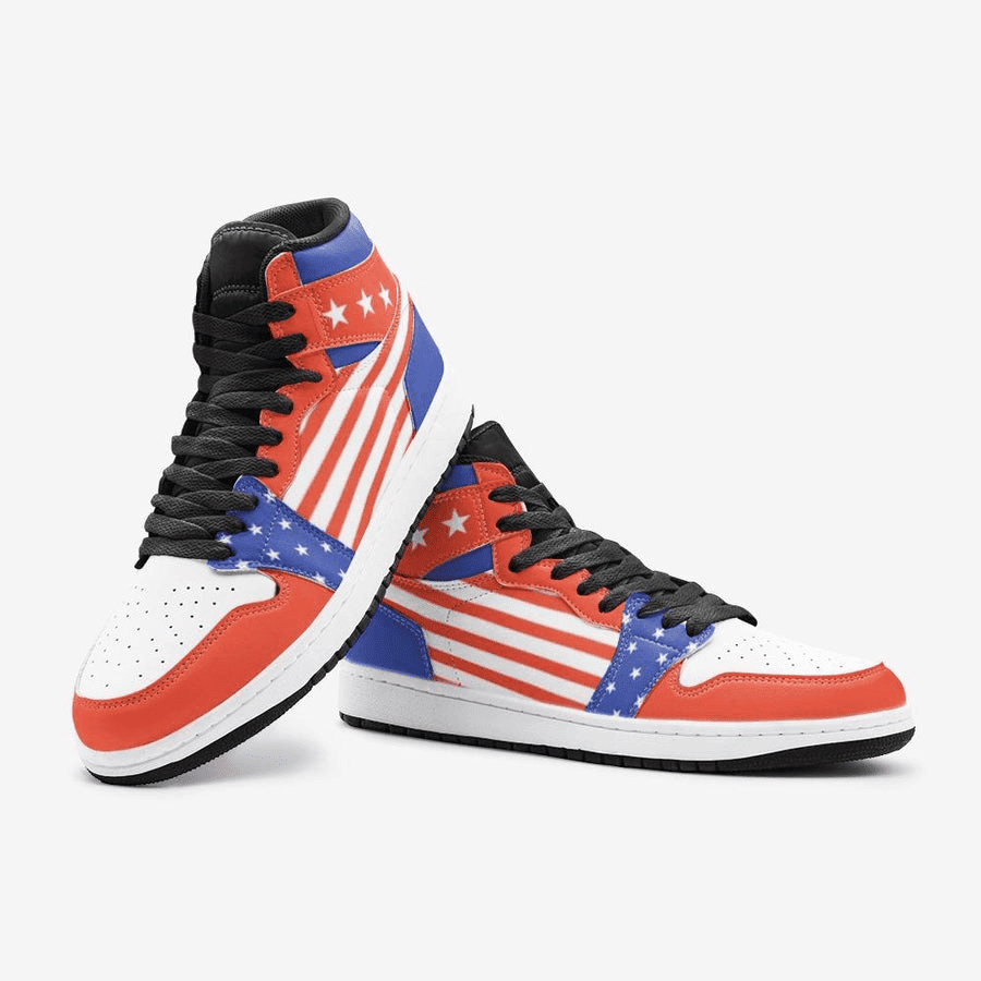 American Flag Patriotic Shoes USA Flag Sneakers Gifts For Patriots