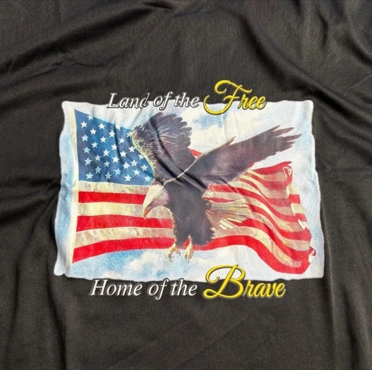 American Flag Shirt As Seen On Charlie Kirks Shooter Shirt