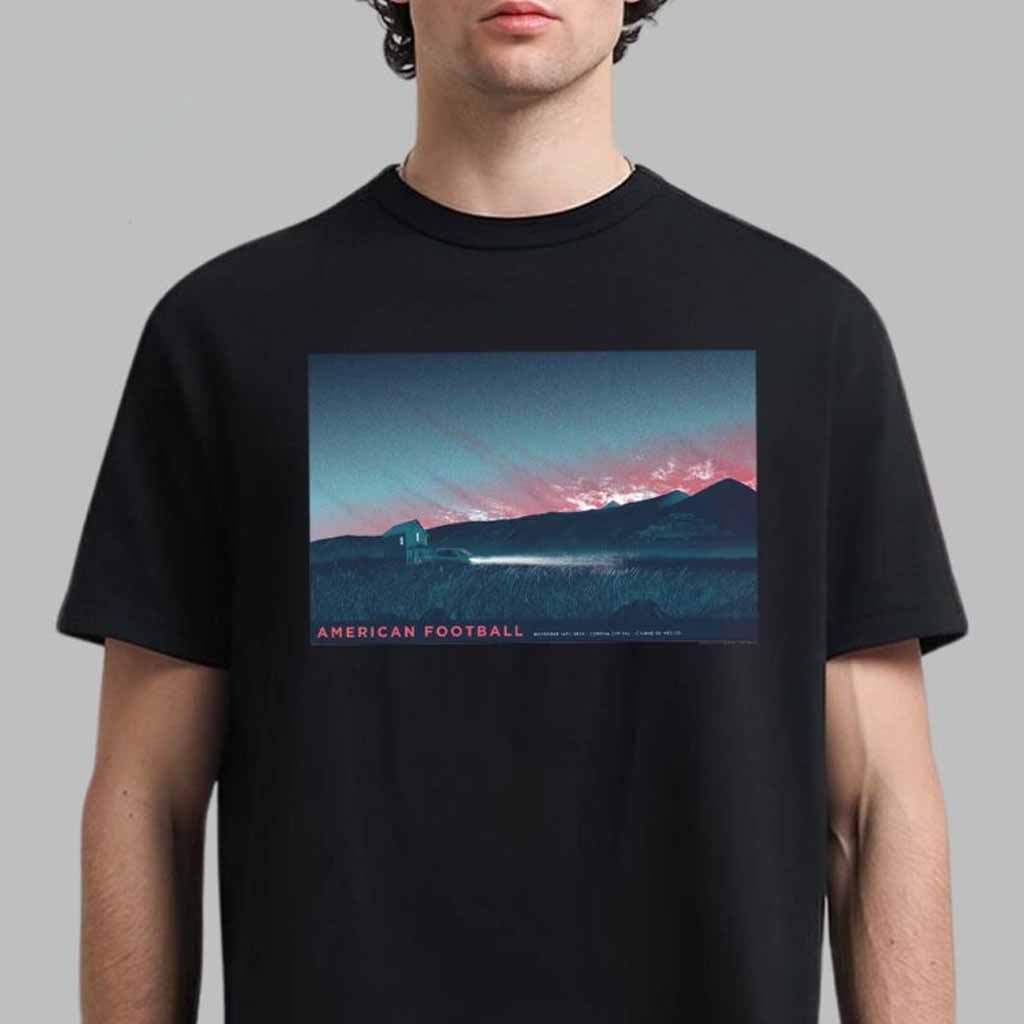 American Football Concert Poster For Ciudad De Mexico At Corona Capital 2024 Shirt Fans Gifts