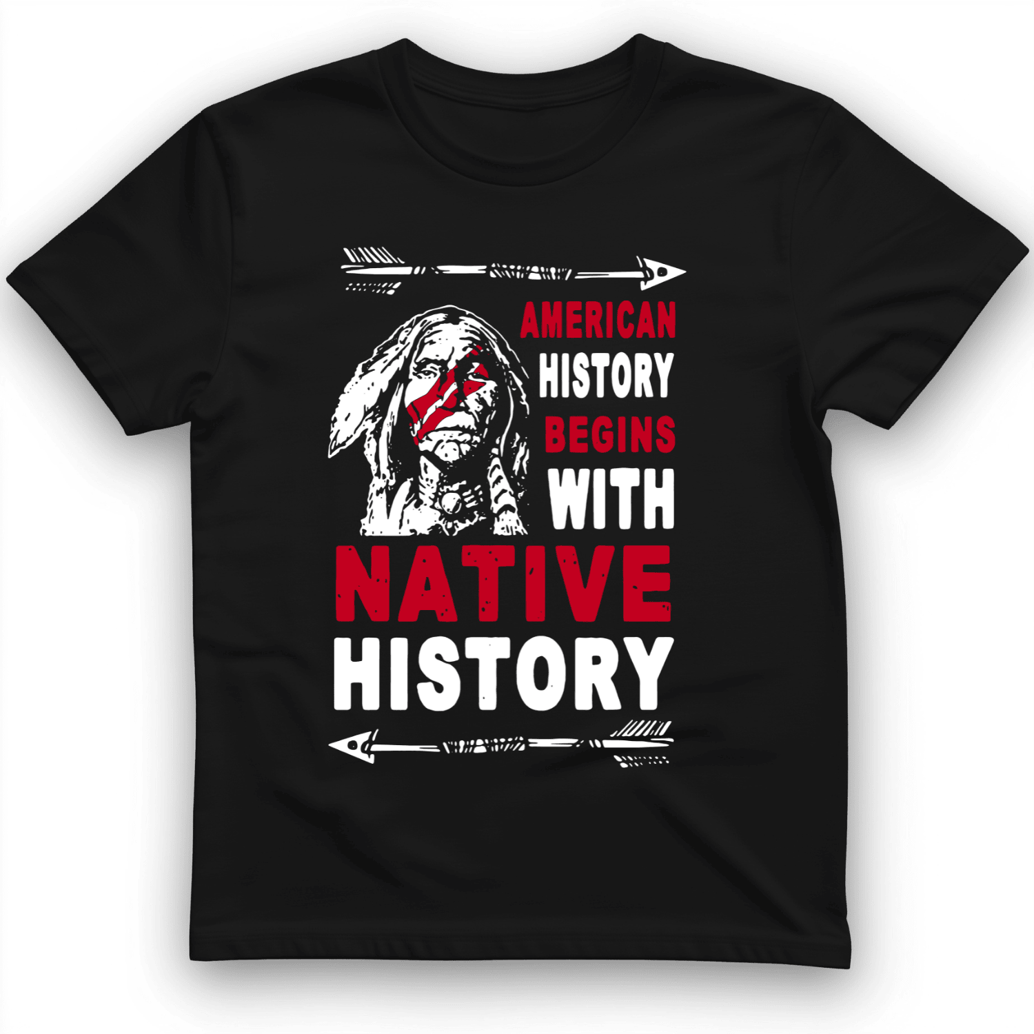 American History T-Shirt Native History Shirt Cool Presents For Supporters