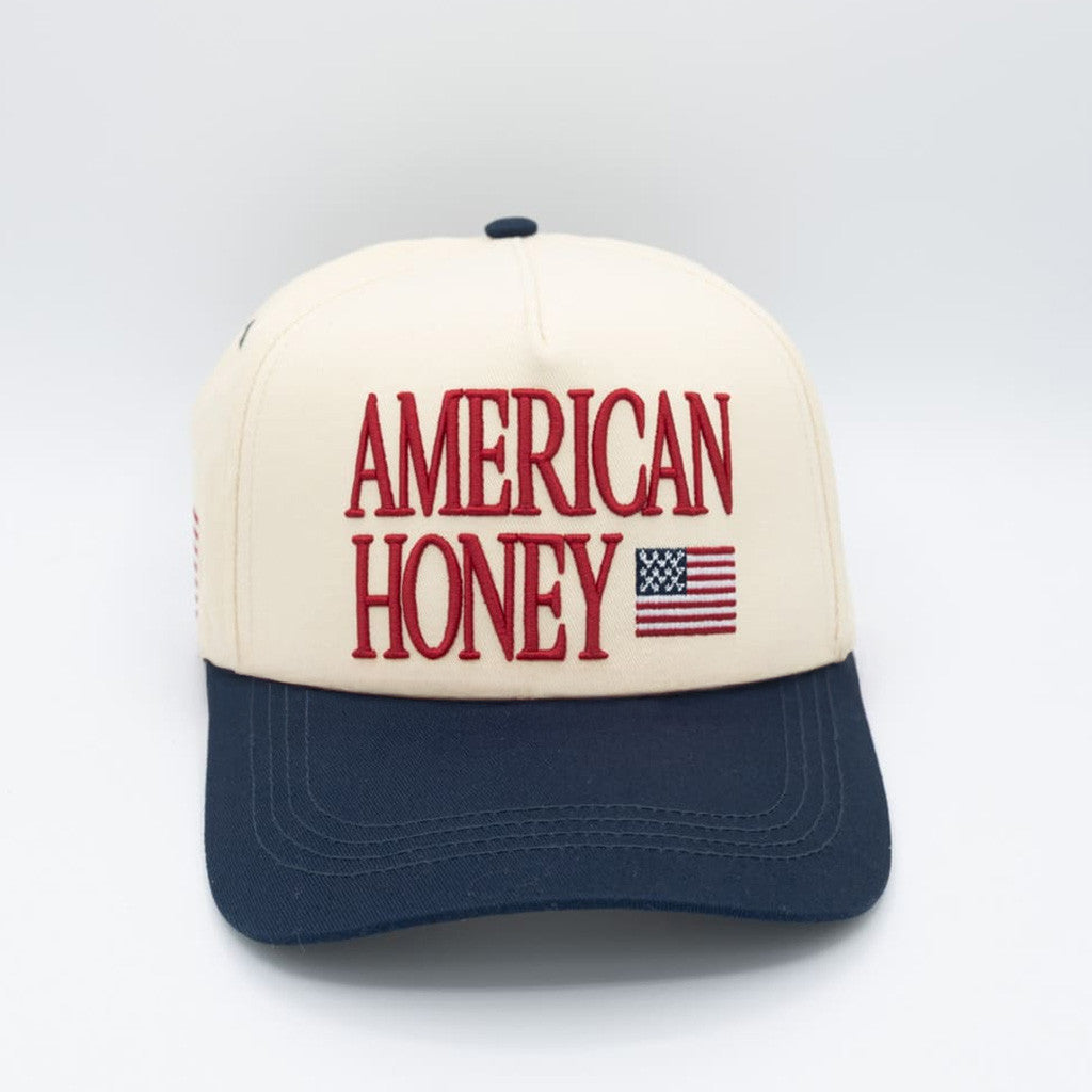 American Honey Hat Embroidered Meaningful Gifts For Boyfriend