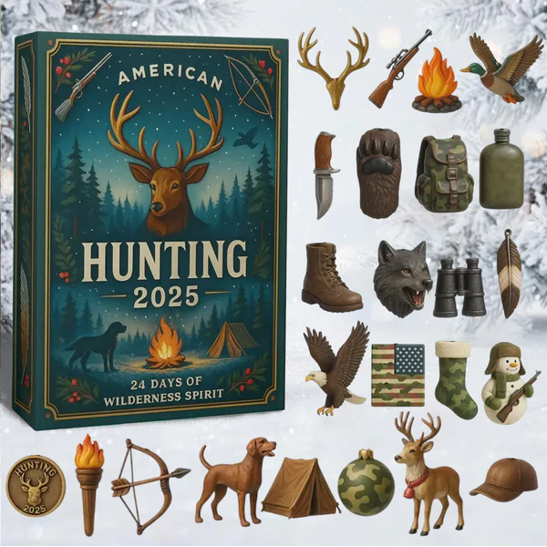 American Hunting Ornament Advent Calendar Advent Ornaments 2025 Advent Calendar Hunting Gift