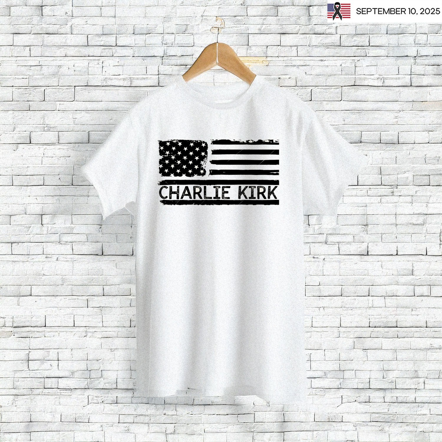 American Patriot Charlie Kirk Memorial Shirt