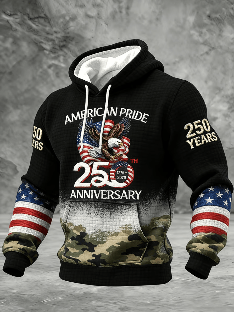American Pride 250Th Anniversary Camouflage Hoodie Patriotic Mens Hoodies Patriotic Gifts