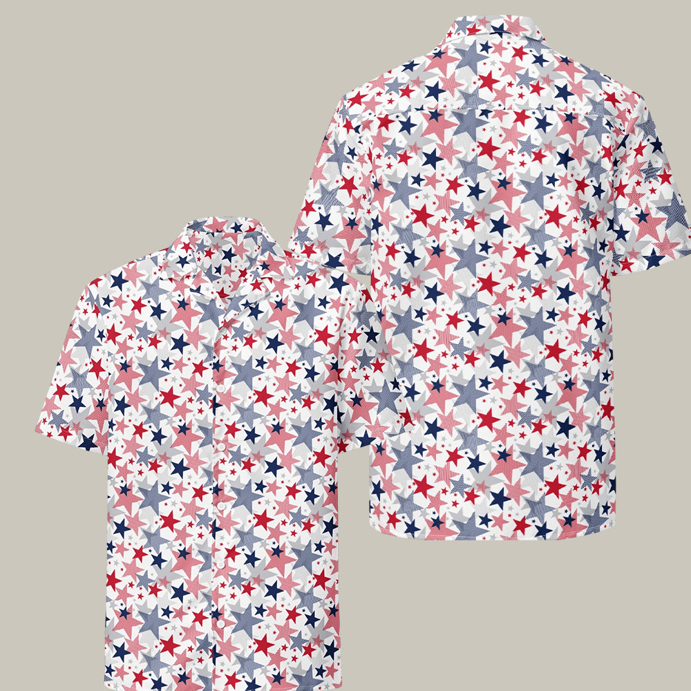 American Pride Stars Hawaiian Shirt Independence Day Clothing Best Gifts For American