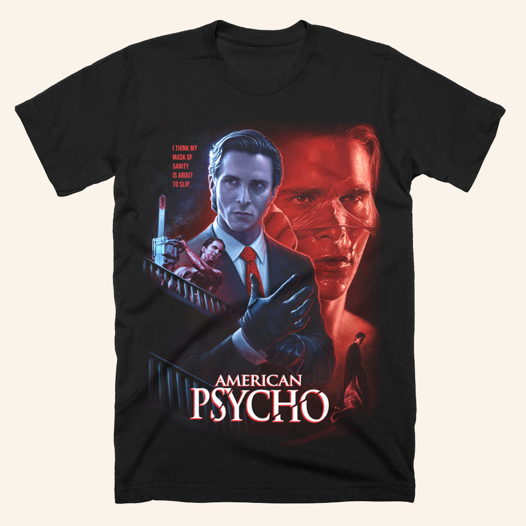 American Psycho About To Slip T-Shirt Halloween Shirts For Adults Gifts For Dad American Psycho About To Slip T-Shirt Halloween Shirts For Adults Gifts For Dad