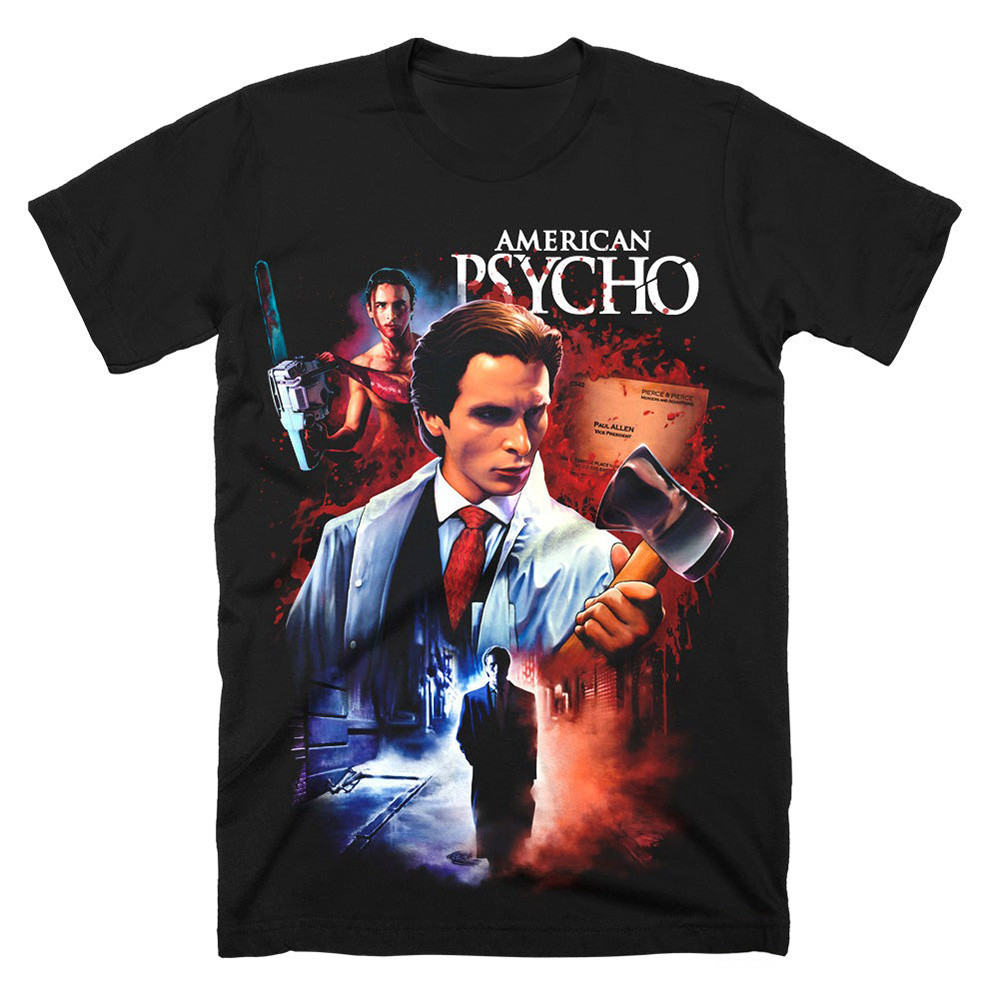 American Psycho Utterly Insane T-Shirt Merch Scary Horror Film Fan Gifts Halloween Ideas