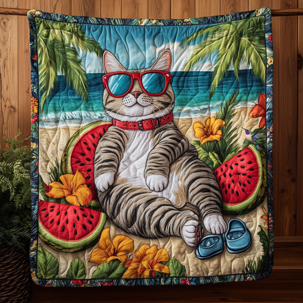 American Shorthair Happy Christmas Quilt Blanket Xmas Gifts For Someone Who Loves Their Dog
