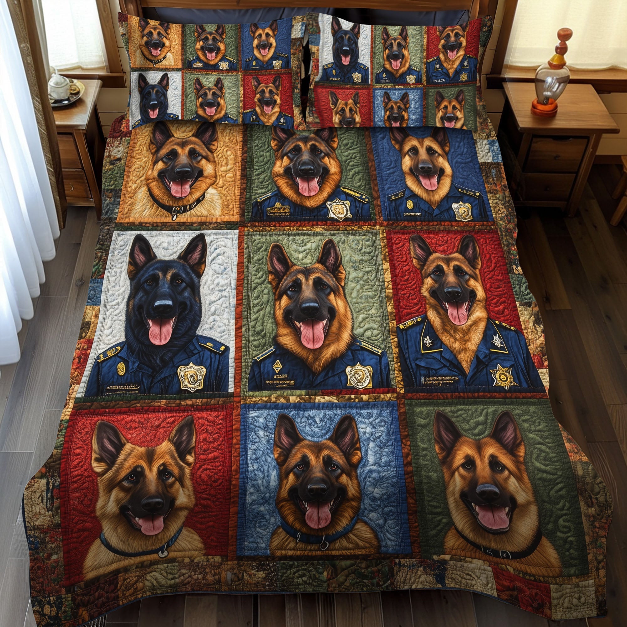 American Spirit Quilted Bedding Set Exclusive Bedding Gift Set for Luxury Sleep