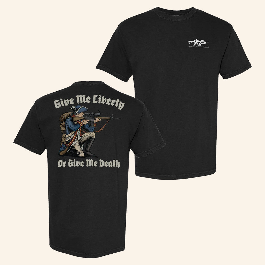 American Trigger Pullers Merch Give Me Liberty T-Shirt Best Gifts For Husband American Trigger Pullers Merch Give Me Liberty T-Shirt Best Gifts For Husband