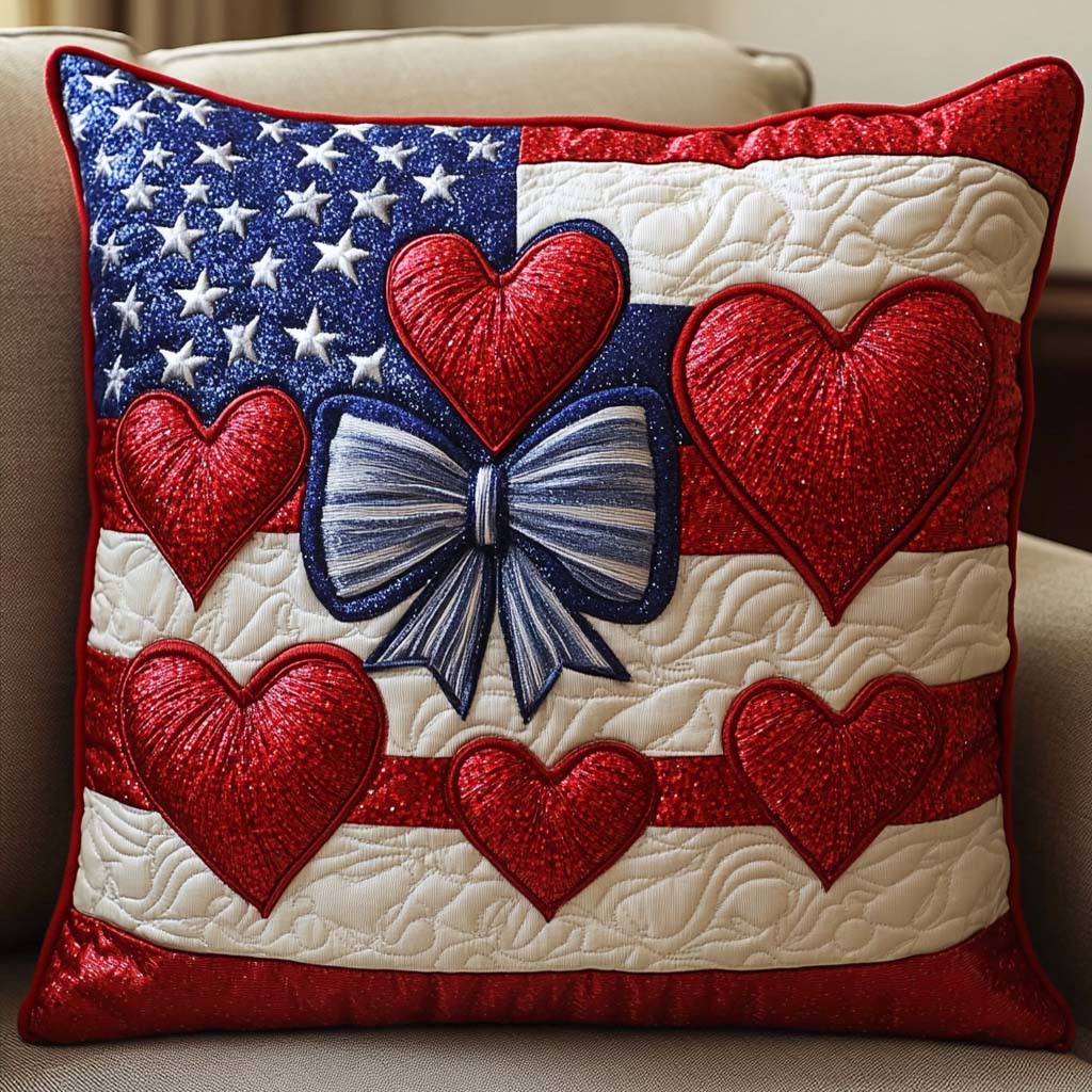 American Valor Quilted Pillow Case Best Cool Pillow Cases Good Family Gifts