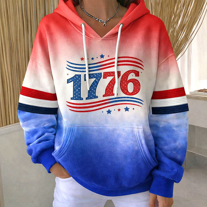America's 250th Birthday 1776 Hoodie Independence Day 2026 Clothing Gift For Her