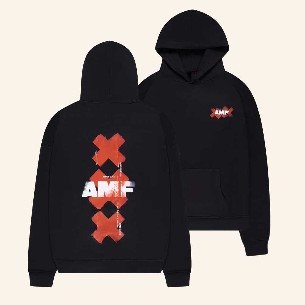 AMF Festival Merch AMF Red Crosses Hoodie 2025 Husband Christmas Gift Ideas