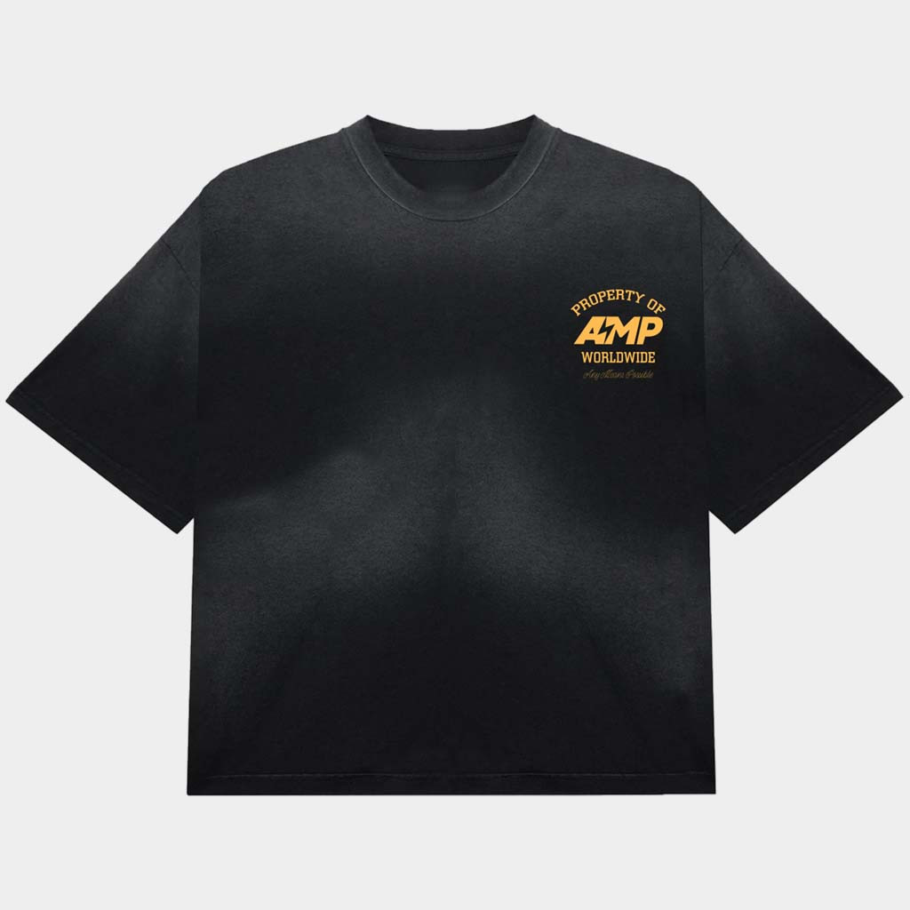 AMP Merch Property Of AMP Worldwide T-Shirt Presents For Boyfriend AMP Merch Property Of AMP Worldwide T-Shirt Presents For Boyfriend