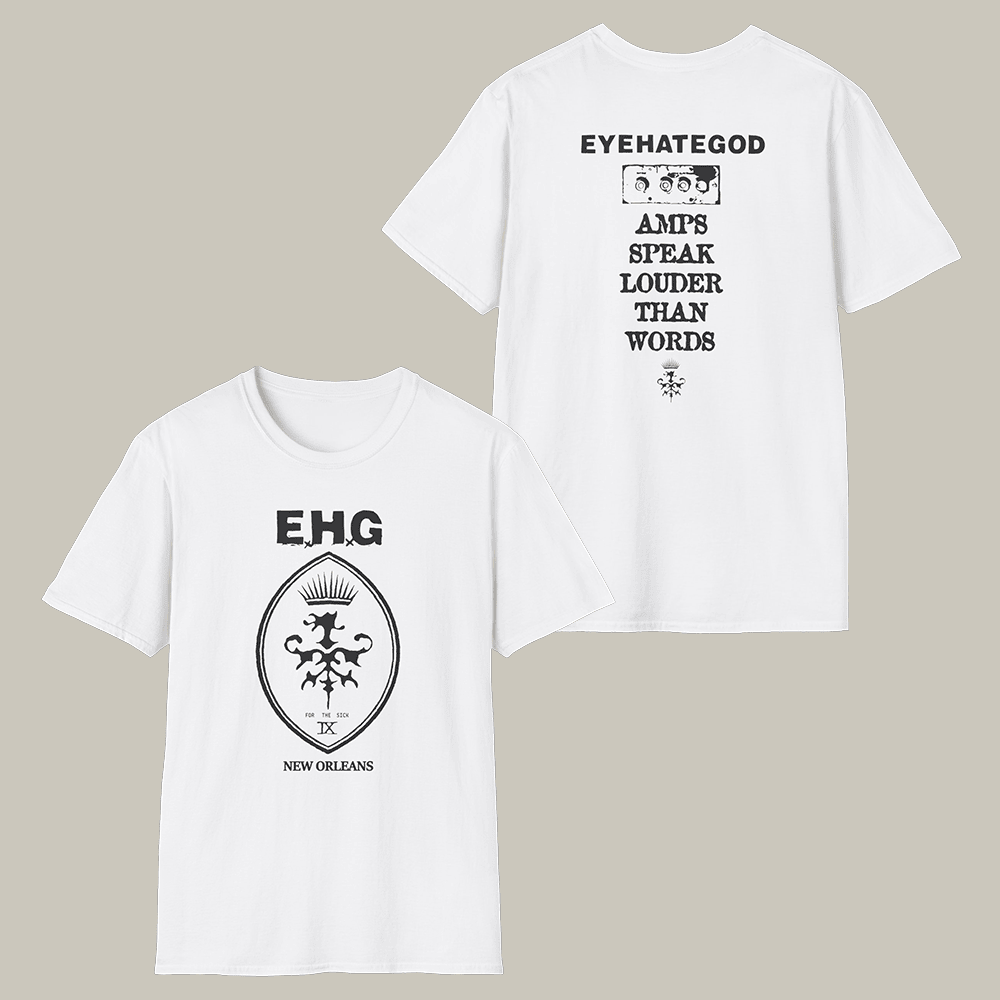 Amps Speak Louder Than Words T-Shirt Eyehategod Band Tee Music Fan Gifts