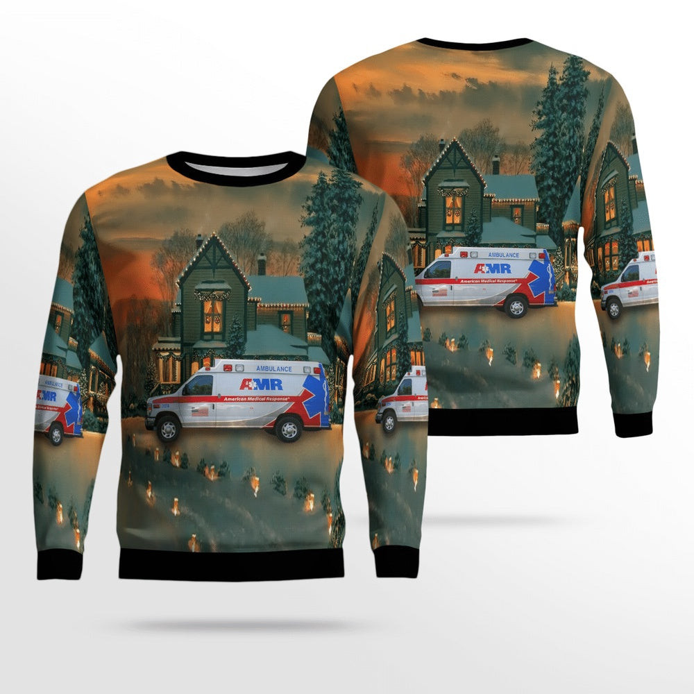 AMR Capital Region Xmas Unisex Sweater Christmas Gifts for Men Women