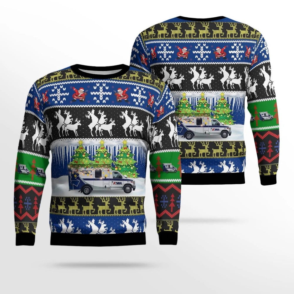 AMR of Southern Illinois AOP Ugly Sweater Xmas Unisex Sweater Christmas Gifts for Men Women