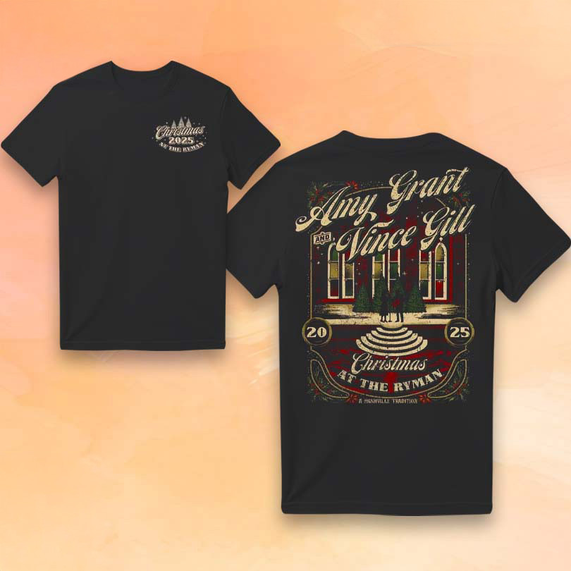 Amy Grant And Vince Gill Christmas At The Ryman Shirt Xmas Gifts For Music Lovers