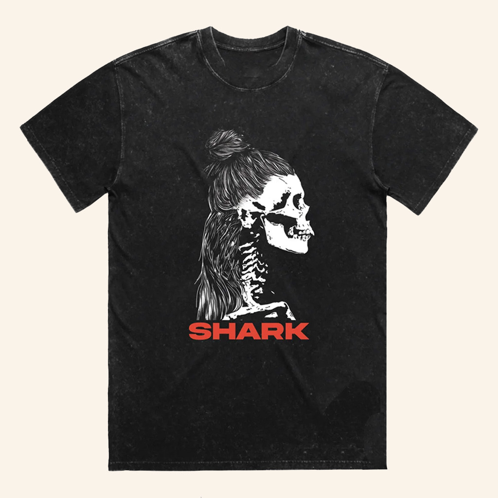 Amy Shark Merch Skeleton Wash T-Shirt Cool Gifts For Music Lovers